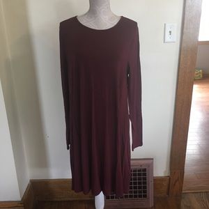 Cute and flowy long sleeve Old Navy T-shirt dress